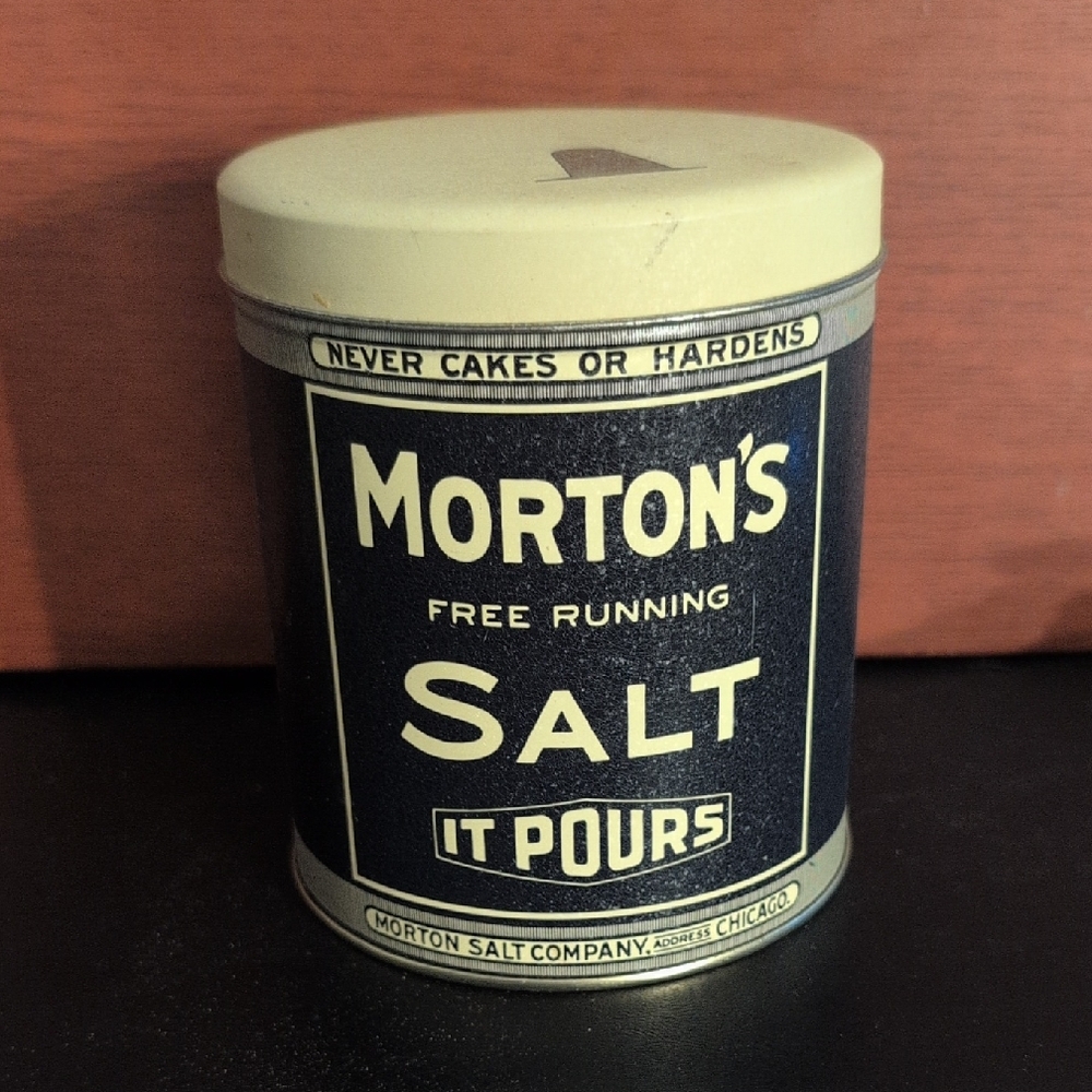 Vintage Morton's Salt Tin